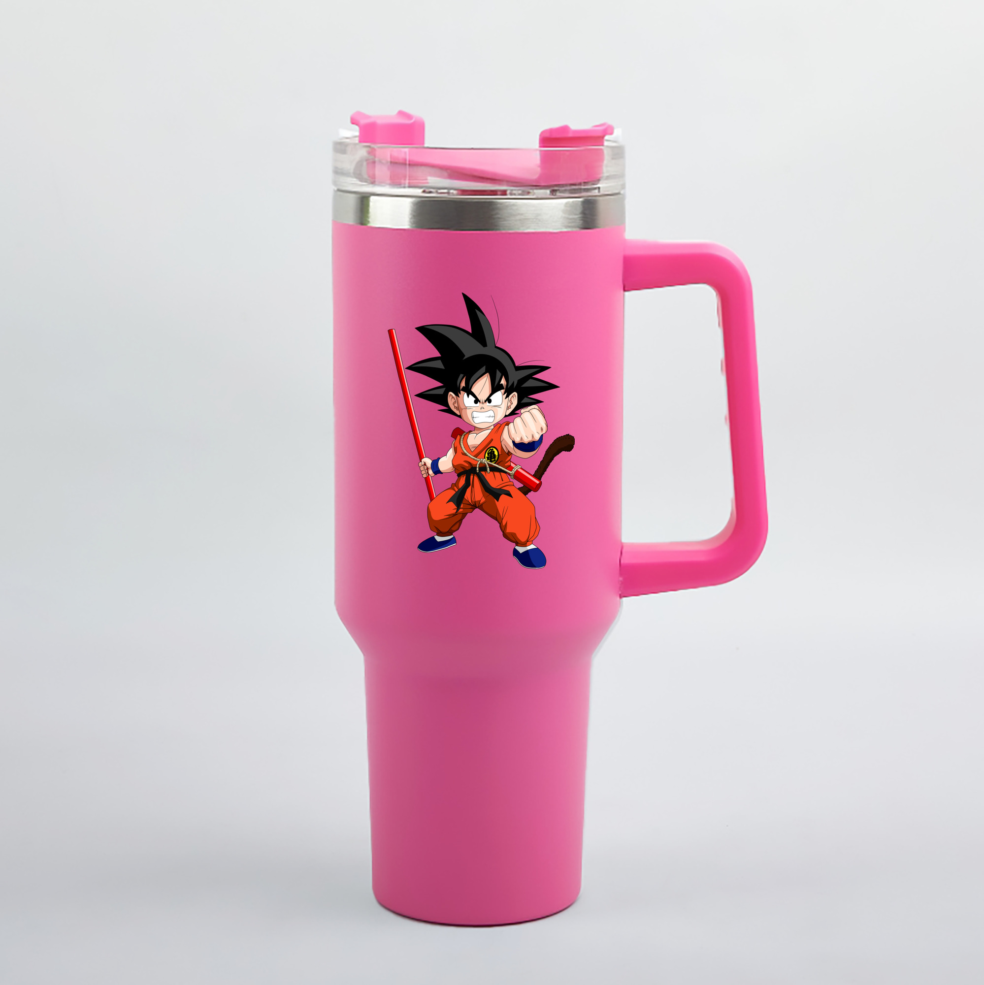 （画像用） ドラゴンボール 孫悟空（そん ごくう）Son Goku カカロット DRAGON BALL Kakarotto 1200mL車用タンブラー（カラープリント）